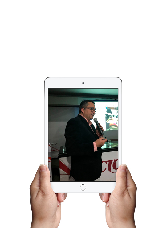 Tablet com foto curso MAC